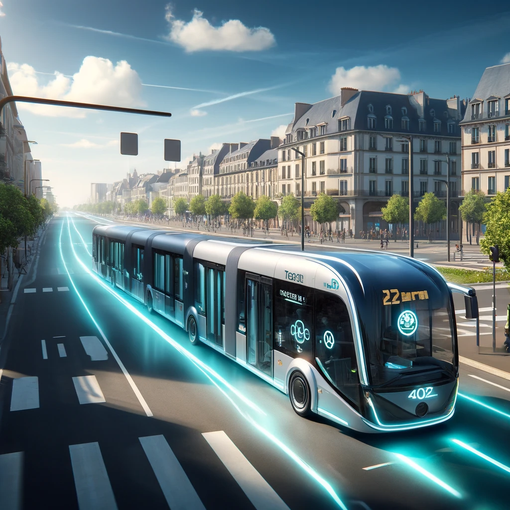 Le Super Bus Électrique Tzen 4 de 24m Prêt à Révolutionner l'Essonne